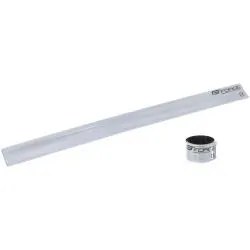 Pásek reflexní Force samonavíjecí 38 cm - stříbrný 46402