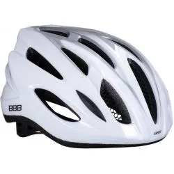 Přilba BBB BHE-35 Condor se štítkem 2015 - bílo/stříbrná