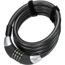 Zámek Magnum 3016 spirála 1850x12 mm - na kód, černá