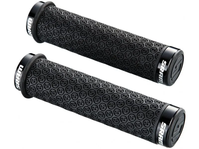 Gripy Sram DH Locking - černá, silikon