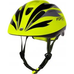 Přilba Force Fun Stripes - dětské, fluo-černo-šedá