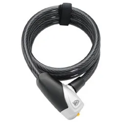 Zámek Magnum 3024 lanko 1200x12 mm - na klíč, černá