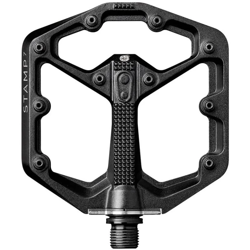 Pedály Crankbrothers Stamp 7 Small - hliníková platforma 100x100 mm, pro 37-43 EU, černá