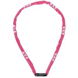 Zámek AXA  Rigid RCC 120 - kódový, růžový