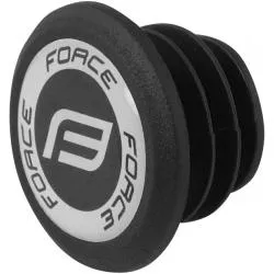 Zátka do řidítek Force s PVC logem 38201 - 1 kus, nebalené