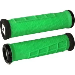 Gripy MTB ODI Elite Flow Lock-On - zelená