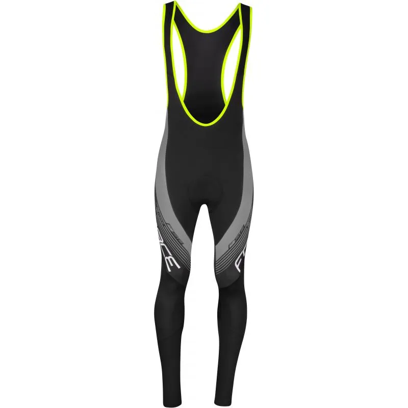 Kalhoty Force F58 - pánské, elastické, lacl, s vložkou, černá-šedá