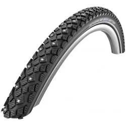 Plášť Schwalbe Winter 28x1,35 (35-622) HS396 - drát, 120 hrotů, K-Guard, černá, reflex