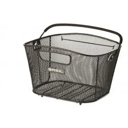 Košík Basil Bold M - na nosič, černý