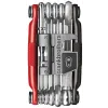 Multiklíč Crankbrothers M17 - cestovní nářadí na kolo, černá-červená - 1