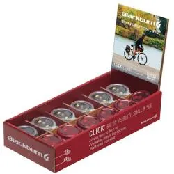 Blikačky Blackburn Click Front + Click Rear Black (Set)