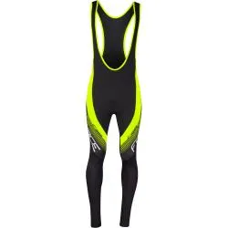 Nohavice Force F58 - pánske, elastické, laclové, bez podšívky, čierno-žlté fluo