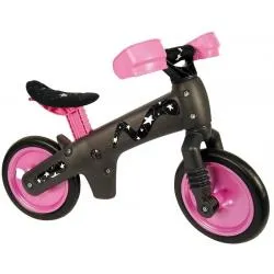 Odrážedlo Bellelli B-BIP - plastové, černo-růžové