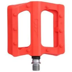 Pedály HT P12 - platformy, červená