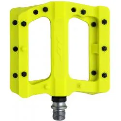 Pedály HT PA01A - platformy, neonově žlutá