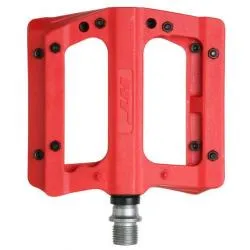 Pedály HT PA12A - platformy, červená