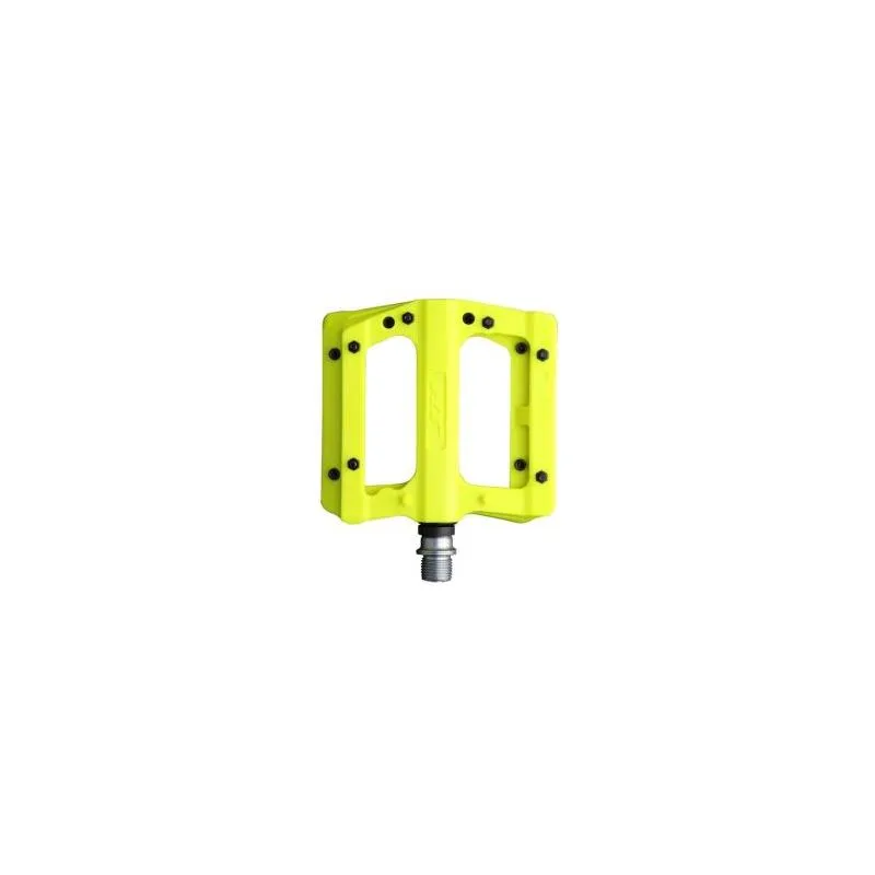 Pedály HT PA12A - platformy, neonová žlutá