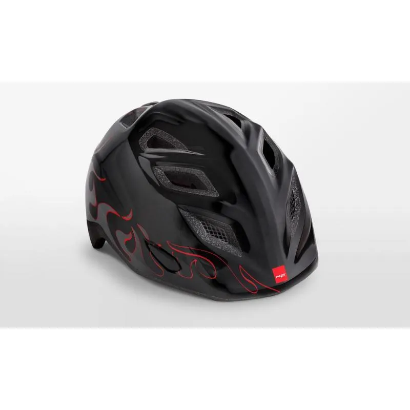 Přilba MET ELFO 2019 - dětská, plameny/černá