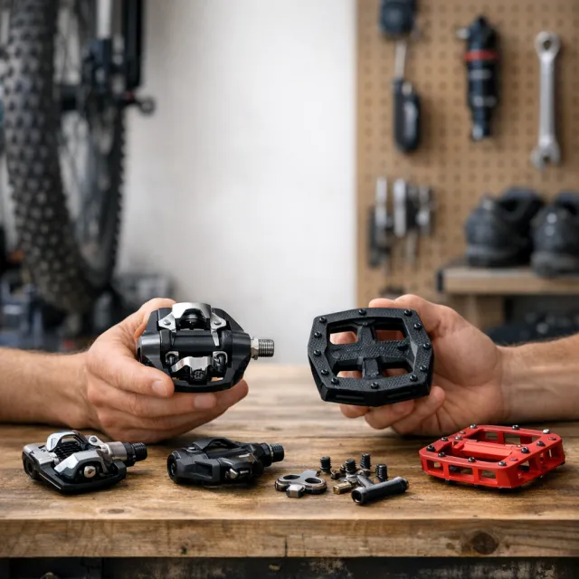 Jak vybrat pedály na kolo