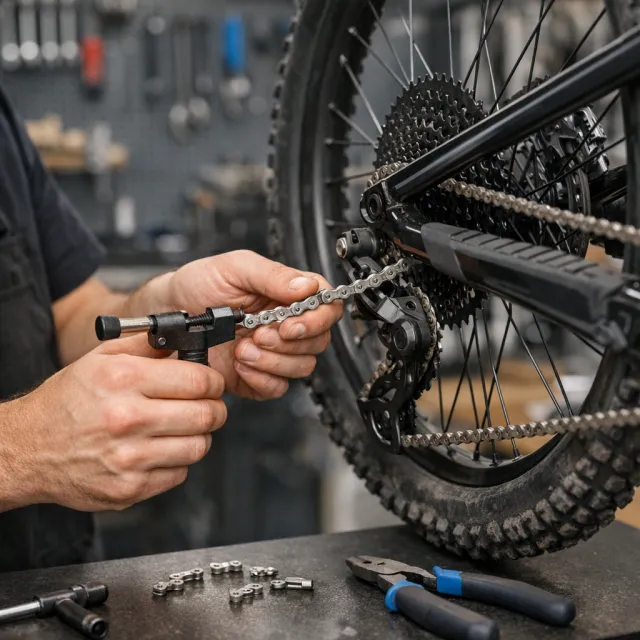 Výměna řetězu na kole: kdy ji řešit, co si připravit a jak postupovat krok za krokem