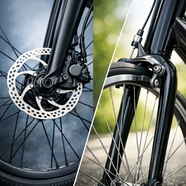 Kotoučové vs ráfkové brzdy: férové srovnání pro silnici, gravel i MTB