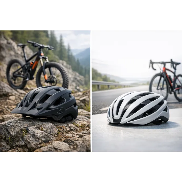 MTB helma vs silniční helma