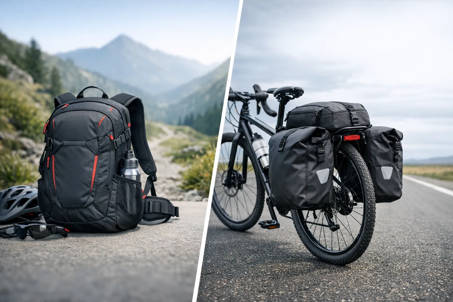 Batoh vs brašna na kolo