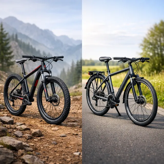 Horské kolo vs trekingové kolo