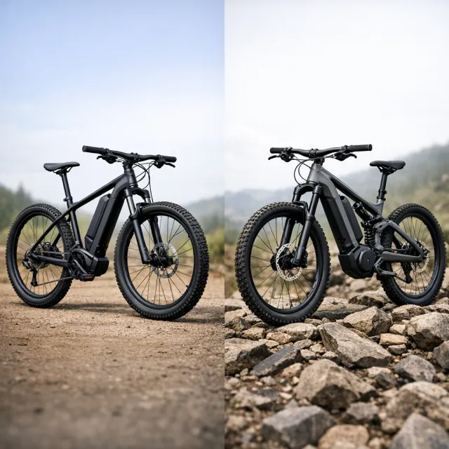 Hardtail vs full elektrokolo