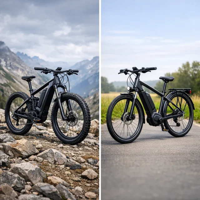 Horské vs trekingové elektrokolo