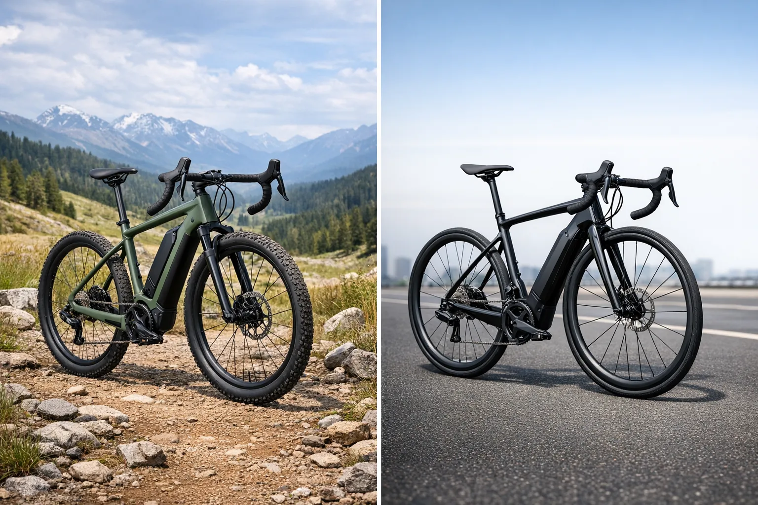 Gravel vs silniční elektrokolo