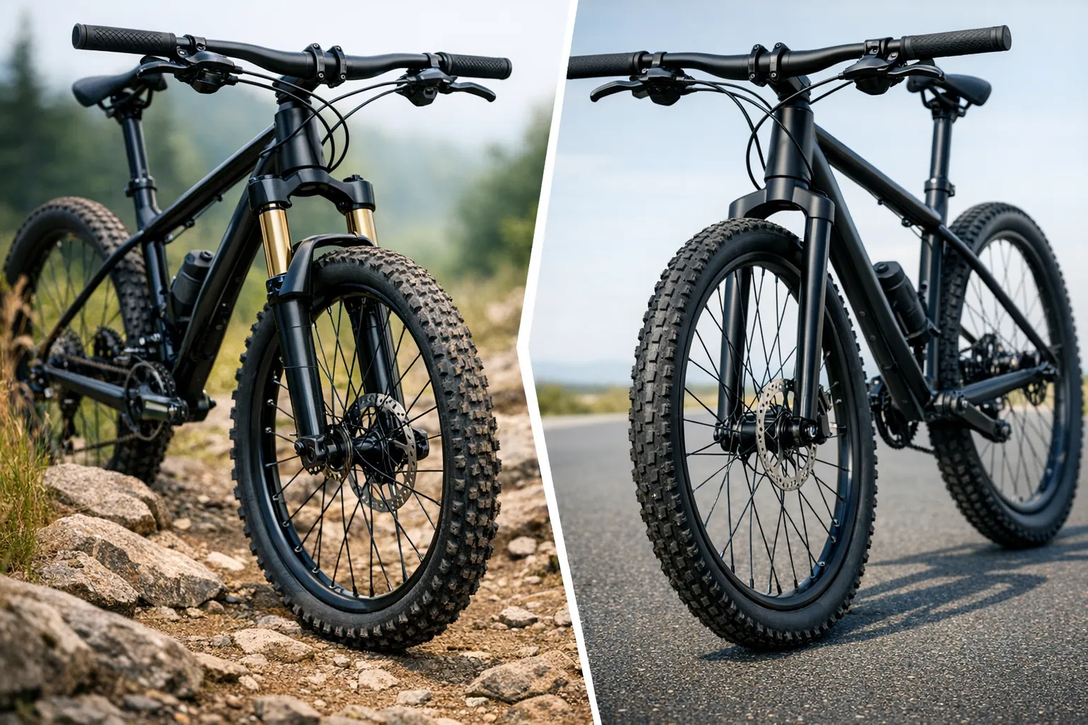 Odpružená vs pevná vidlice