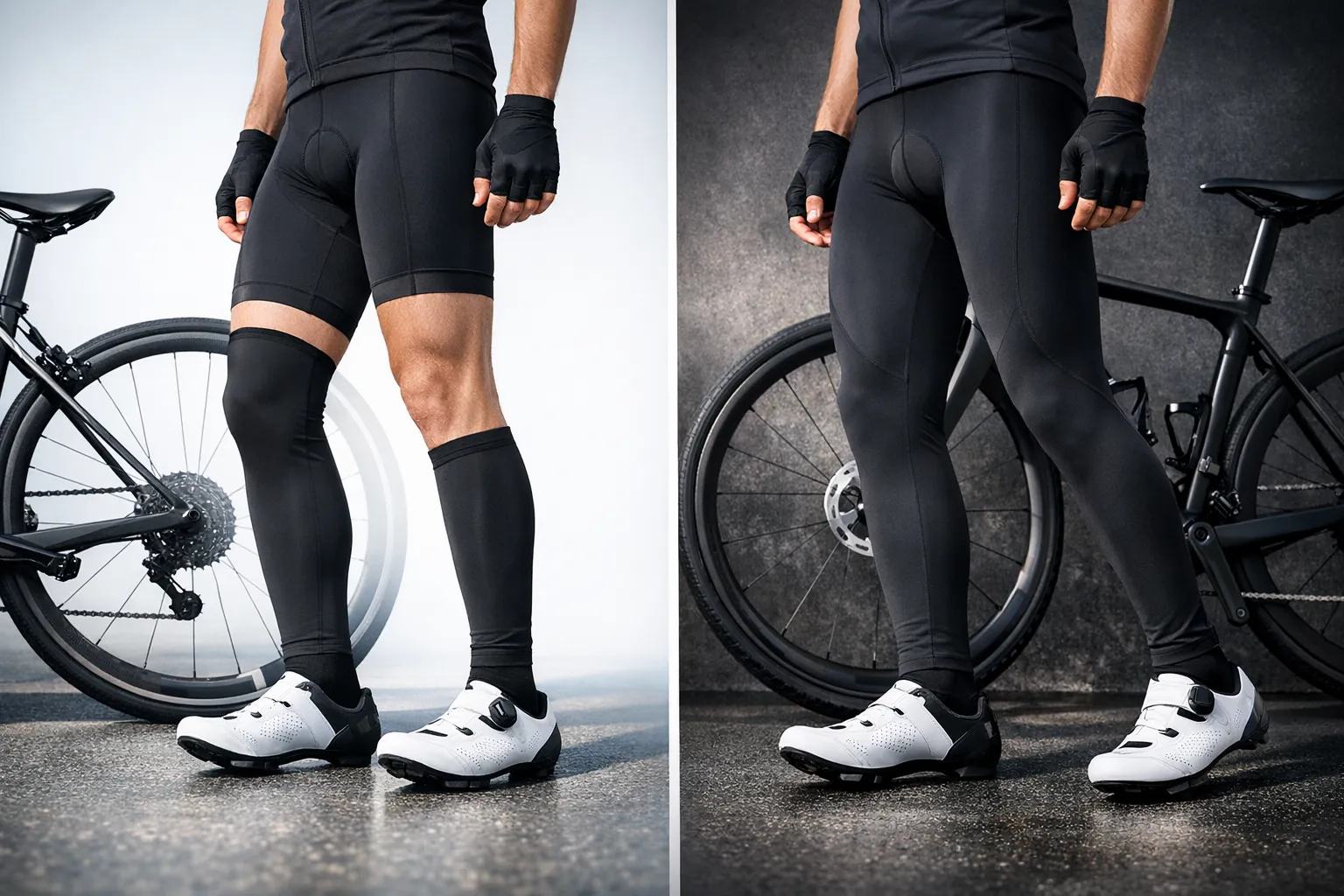 Návleky na nohy vs dlouhé kalhoty