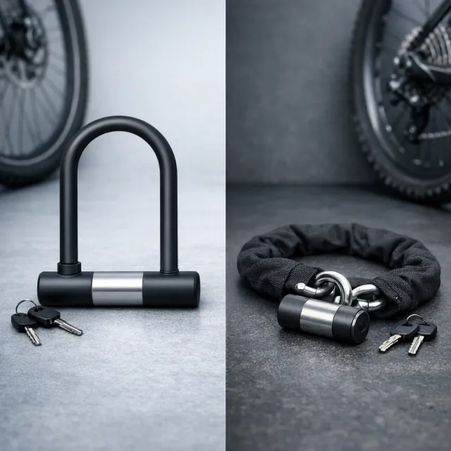 U-lock vs řetězový zámek: který zámek na kolo dává větší smysl?