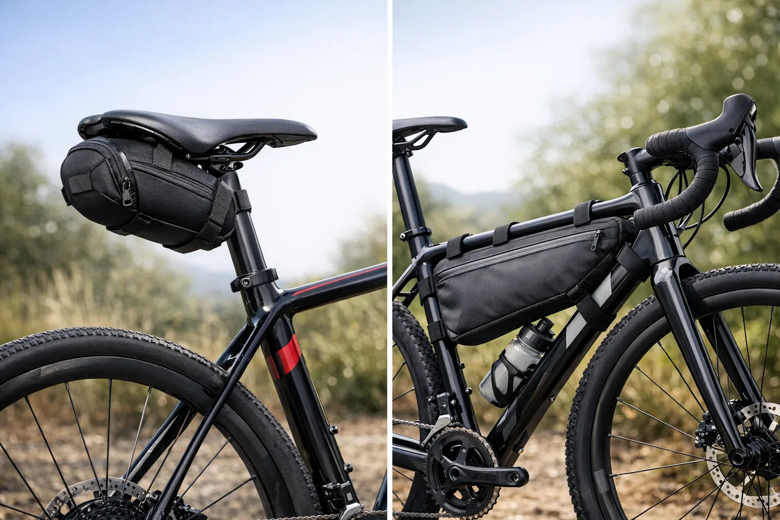 Podsedlová vs rámová brašna: jak vybrat správné řešení na kolo