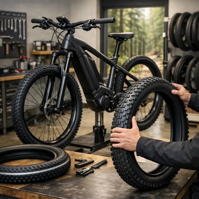 Jak vybrat pláště na elektrokolo