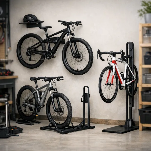 Jak vybrat držáky kol na stěnu a stojany