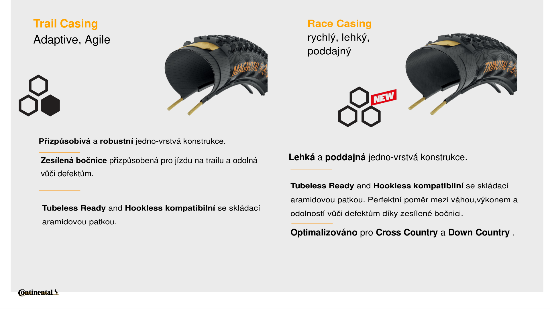 Race vs Trail Casing