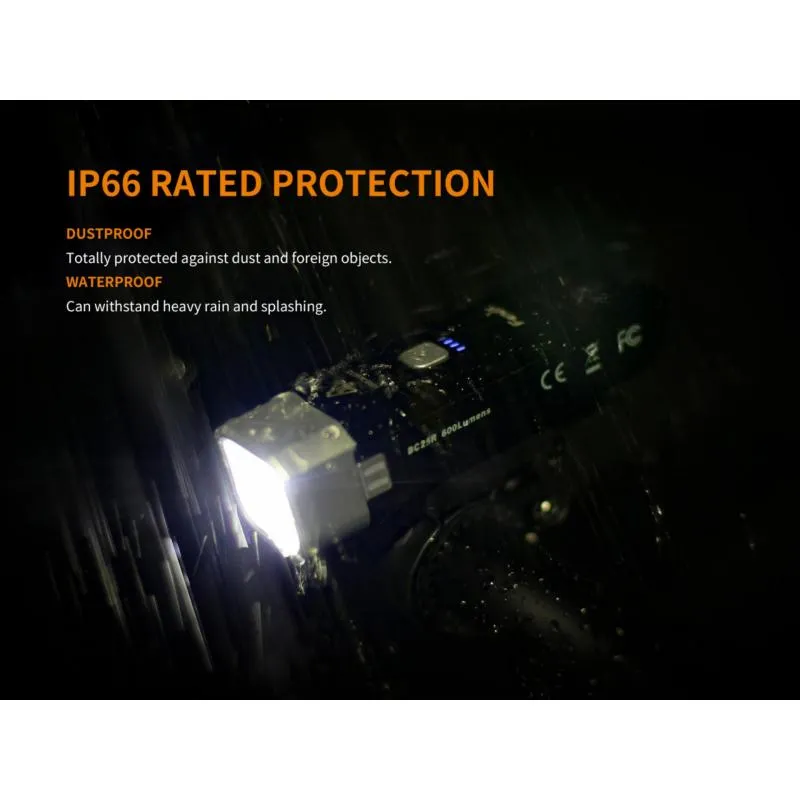 Světlo Fenix BC25R - přední, 600 lm, černá - 13