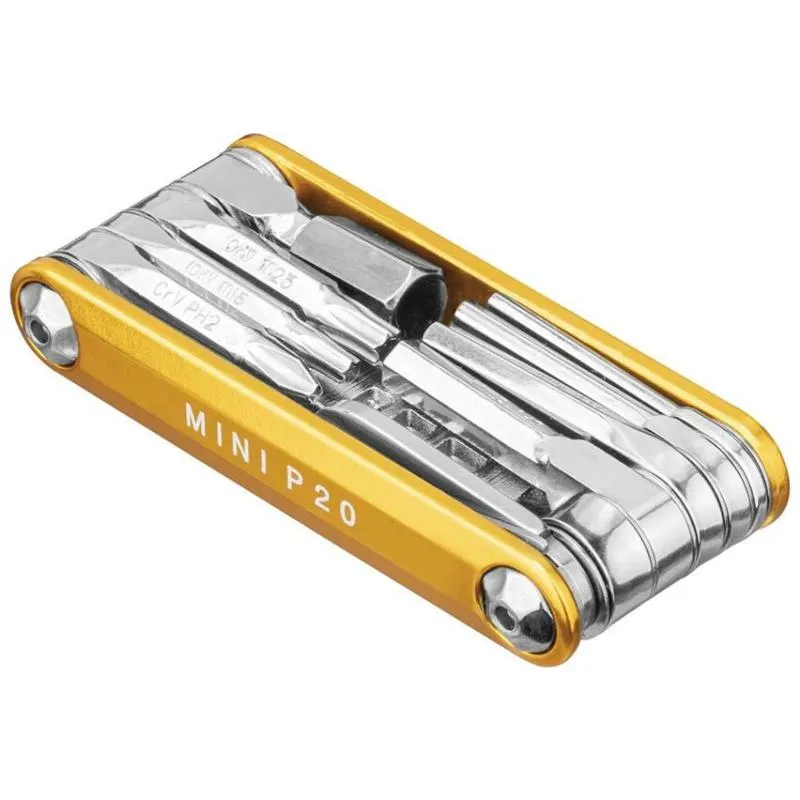 Multiklíč Topeak Mini P20 - zlatá - 3