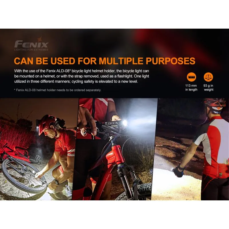 Světlo Fenix BC26R - přední, 1600 lm, součástí akumulátor 21700 Li-ion 5000 mAh , černá - 11