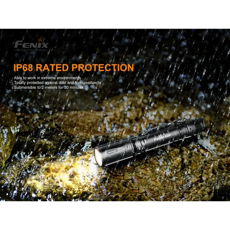 Svítilna Fenix E20 V2.0 LED - 350 lm, pro AA baterie - 11