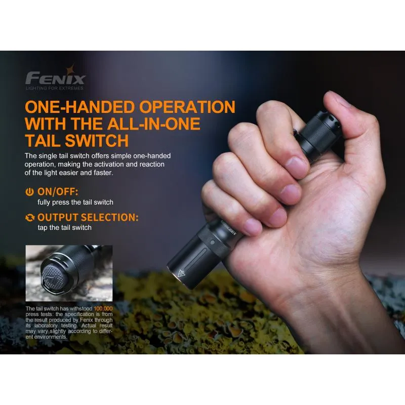 Svítilna Fenix E20 V2.0 LED - 350 lm, pro AA baterie - 8
