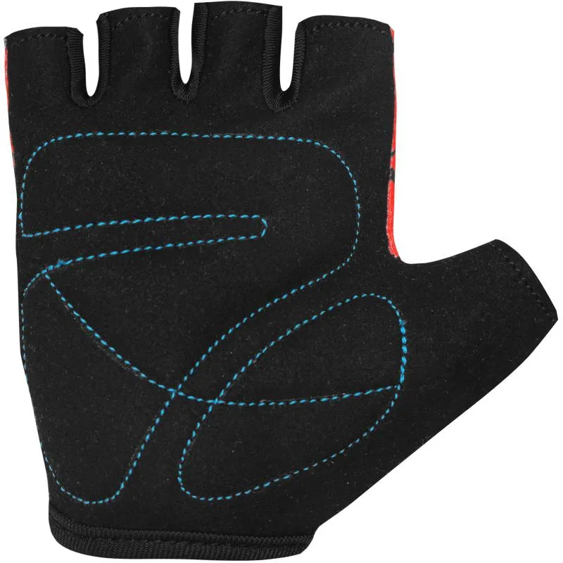 Rukavice Etape Tiny - dětské, krátké, černá-modrá, motiv pavučina - 2