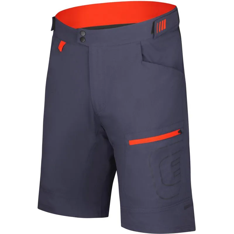 Kraťasy Etape Freedom 3.0 - pánské, volné, s vložkou, tmavě modrá-oranžová - 4