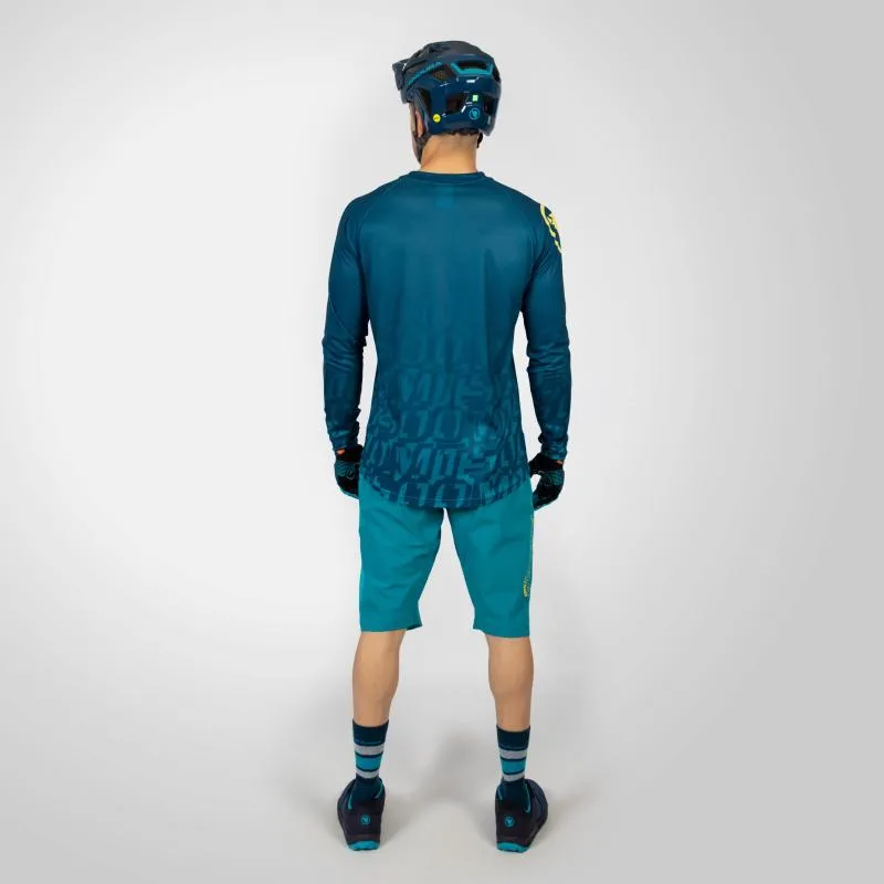 Kraťasy Endura MT500 Spray II E8101 - pánské, volné, bez vložky, atlantik - 2