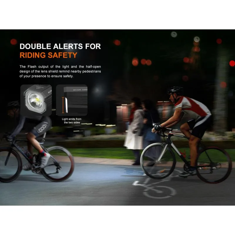 Světlo Fenix BC22R - přední, 1400 lm, součástí akumulátor 18650 Li-ion 3400 mAh - 10