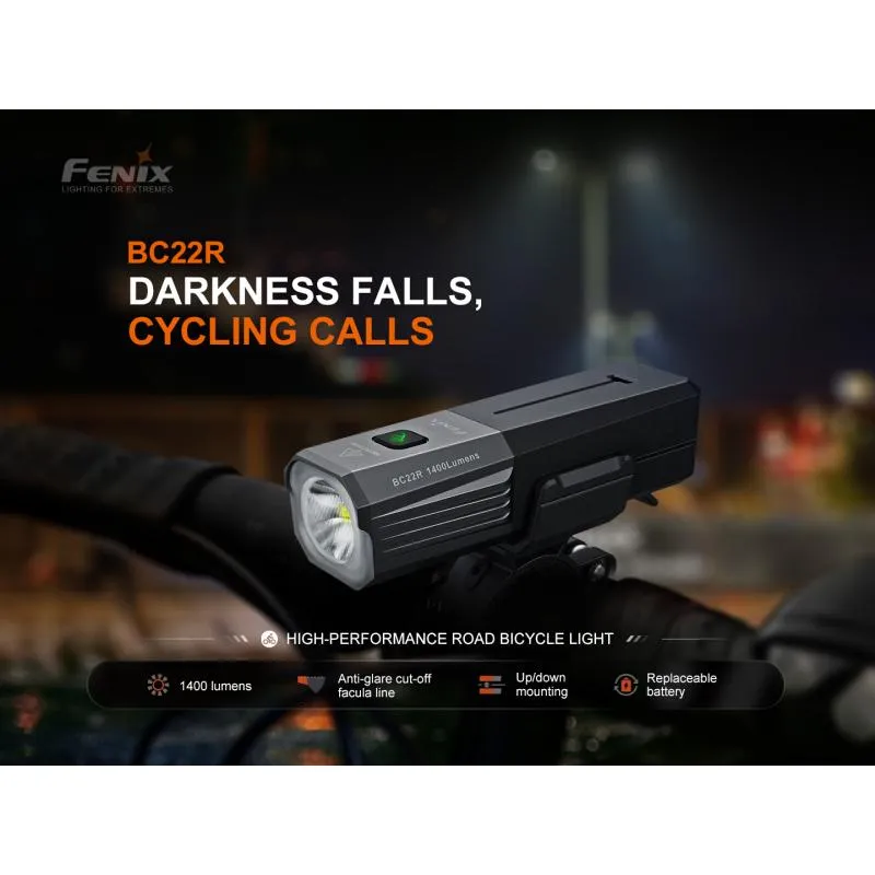 Světlo Fenix BC22R - přední, 1400 lm, součástí akumulátor 18650 Li-ion 3400 mAh - 17