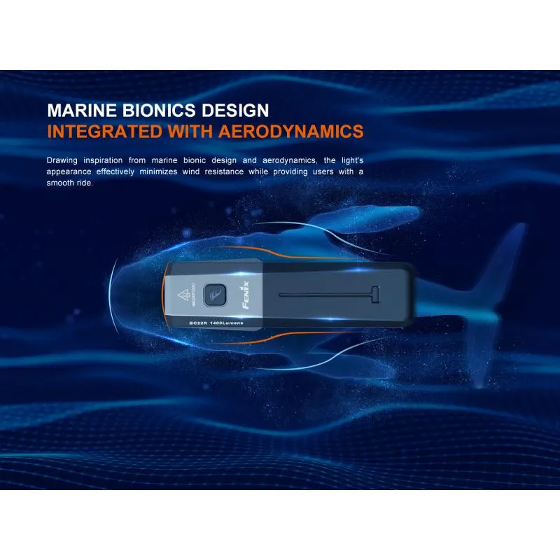 Světlo Fenix BC22R - přední, 1400 lm, součástí akumulátor 18650 Li-ion 3400 mAh - 14