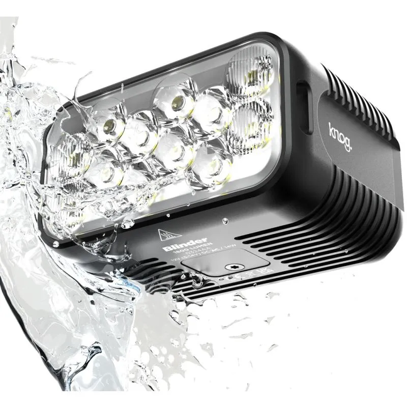 Světlo Knog Blinder E 1800 - přední, pro elektrokola, černá - 7